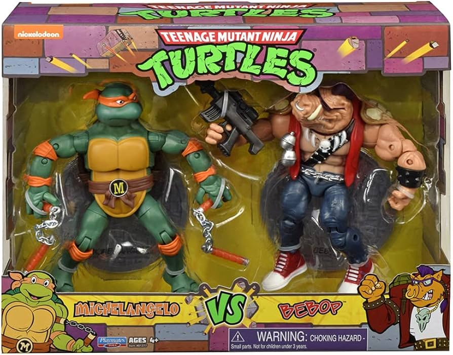 Amazon | プレイメイツ ニンジャタートルズ ミケランジェロ VS