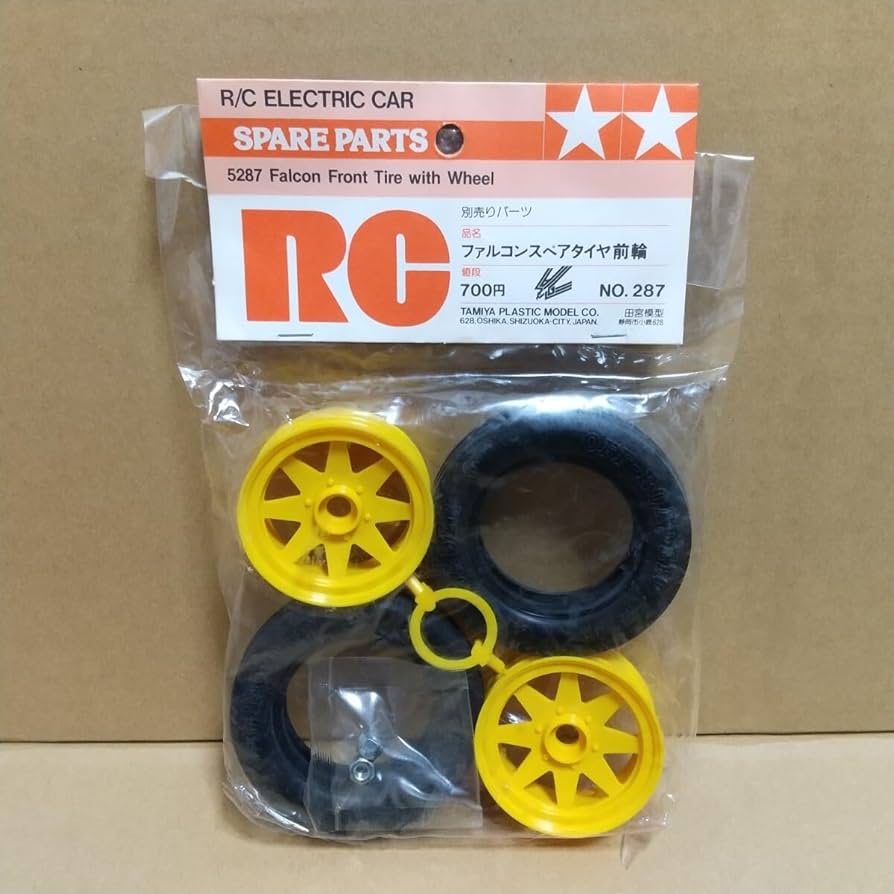 Amazon | 当時物 タミヤ ファルコン スペアタイヤ 前輪 No.287 小鹿628