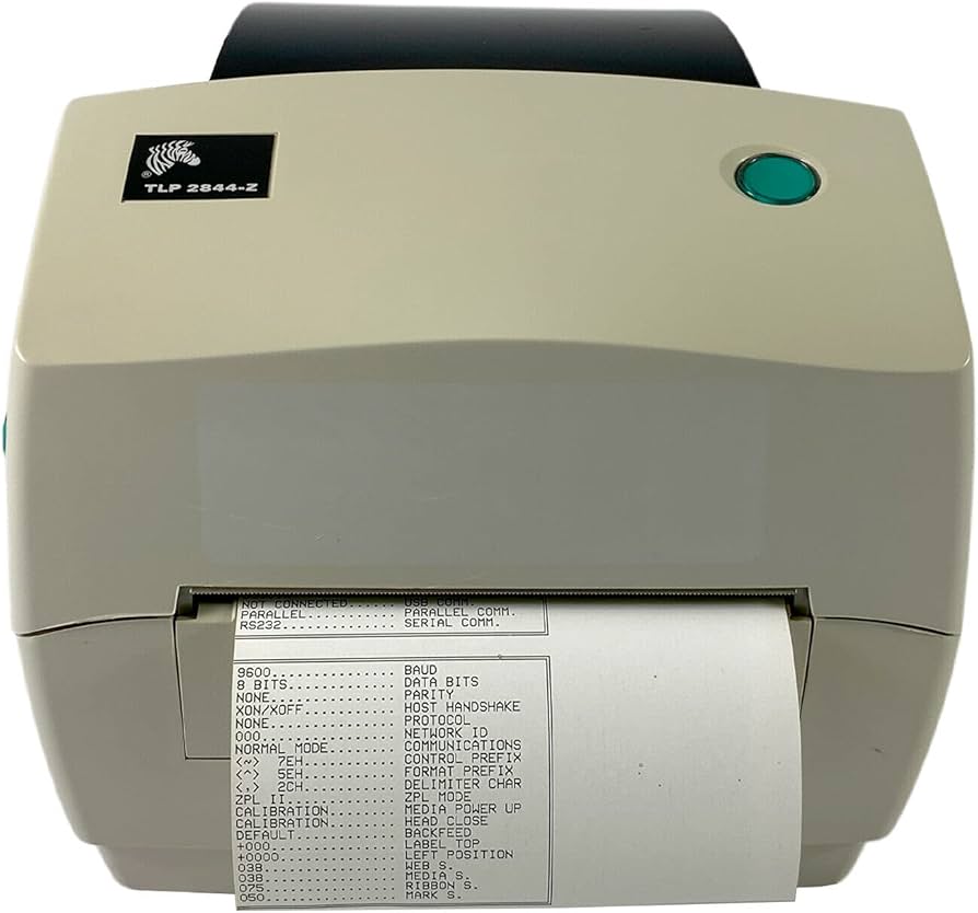 Zebra TLP 2844-Z Thermal Transfer Label Printer 284Z-10400-0001