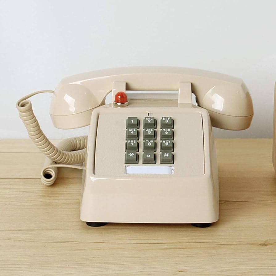 Amazon | 古いボタンアンティークアンティーク固定電話アンティーク