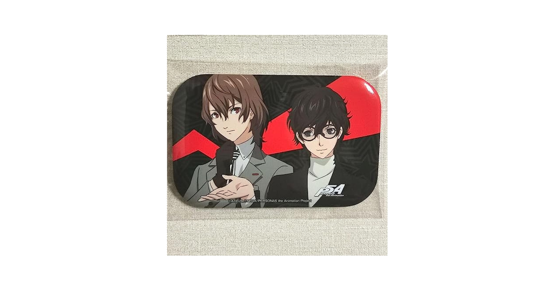 6) ペルソナ5X 缶バッジ アニマックスカフェ 雨宮 蓮 【公式通販】