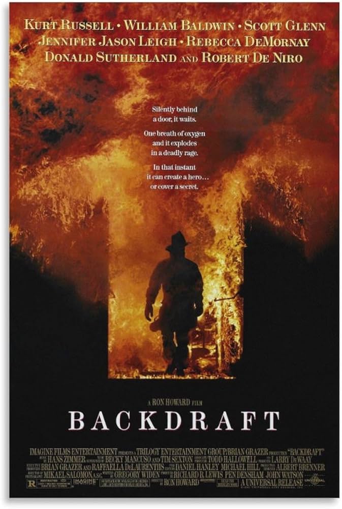 Amazon.co.jp: キャンバスポスターBackdraftバックドラフト映画