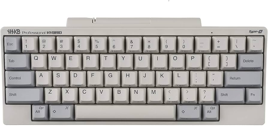 Amazon.com: PFU HHKB Professional Hybrid Type-S White PD-KB800WS