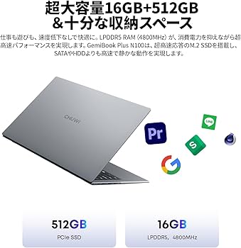 Amazon.co.jp: ノートパソコン CHUWI CoreBook X 14.1インチ 第 12