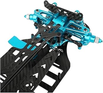 Amazon | 金属合金とカーボンファイバーフレームシャーシ、ショック