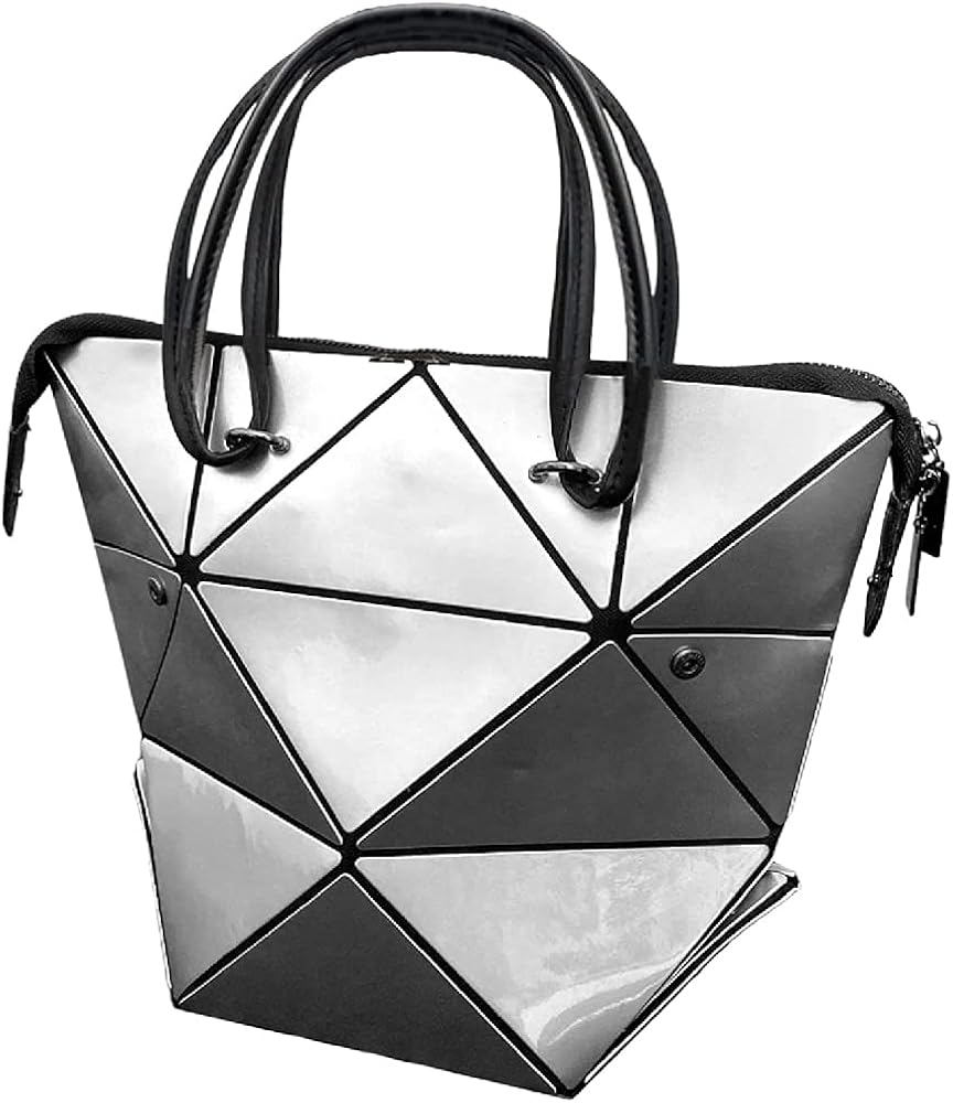 Amazon | [NINes] ショルダーバッグ レディース 幾何学模様 三角