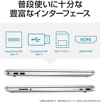 Amazon.co.jp: HP ノートパソコン 15.6インチ フルHD AMD Ryzen5 8GB