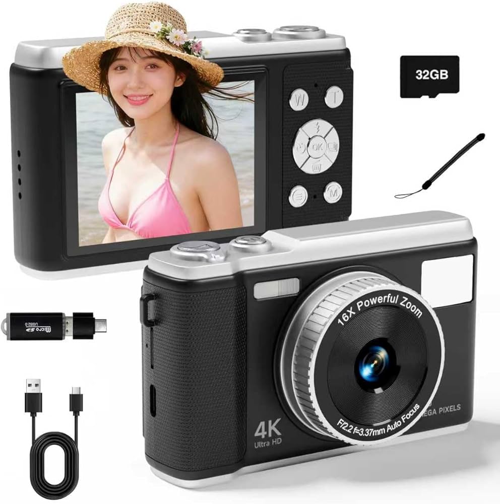 Amazon | デジタルカメラ 携帯電話で内容を読み取ることができます 4K