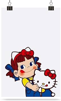 Amazon.co.jp: ペコちゃん キティ ポスター 絵画 インテリア 壁紙用