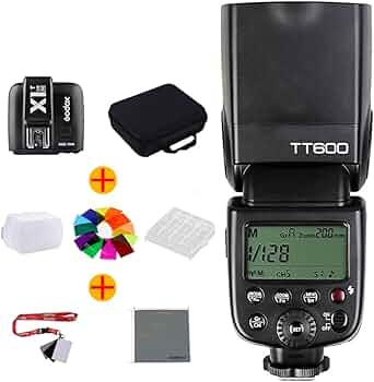 Amazon | GODOX TT600カメラフラッシュ 内蔵2.4G ワイヤレスX