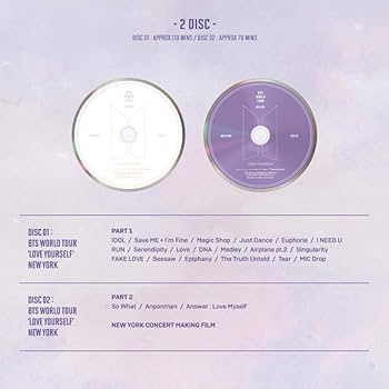 Amazon.co.jp: Bts World Tour Love Yourself New York (Brd
