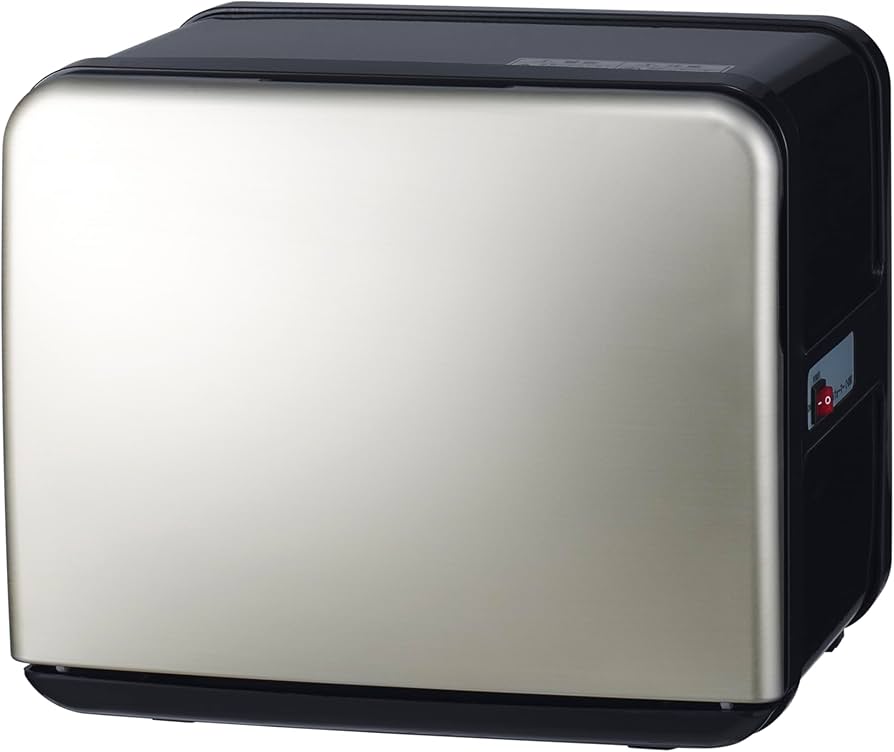 Amazon | タオルウォーマー C-080 (前開き) シルバー・ブラック 8L 高