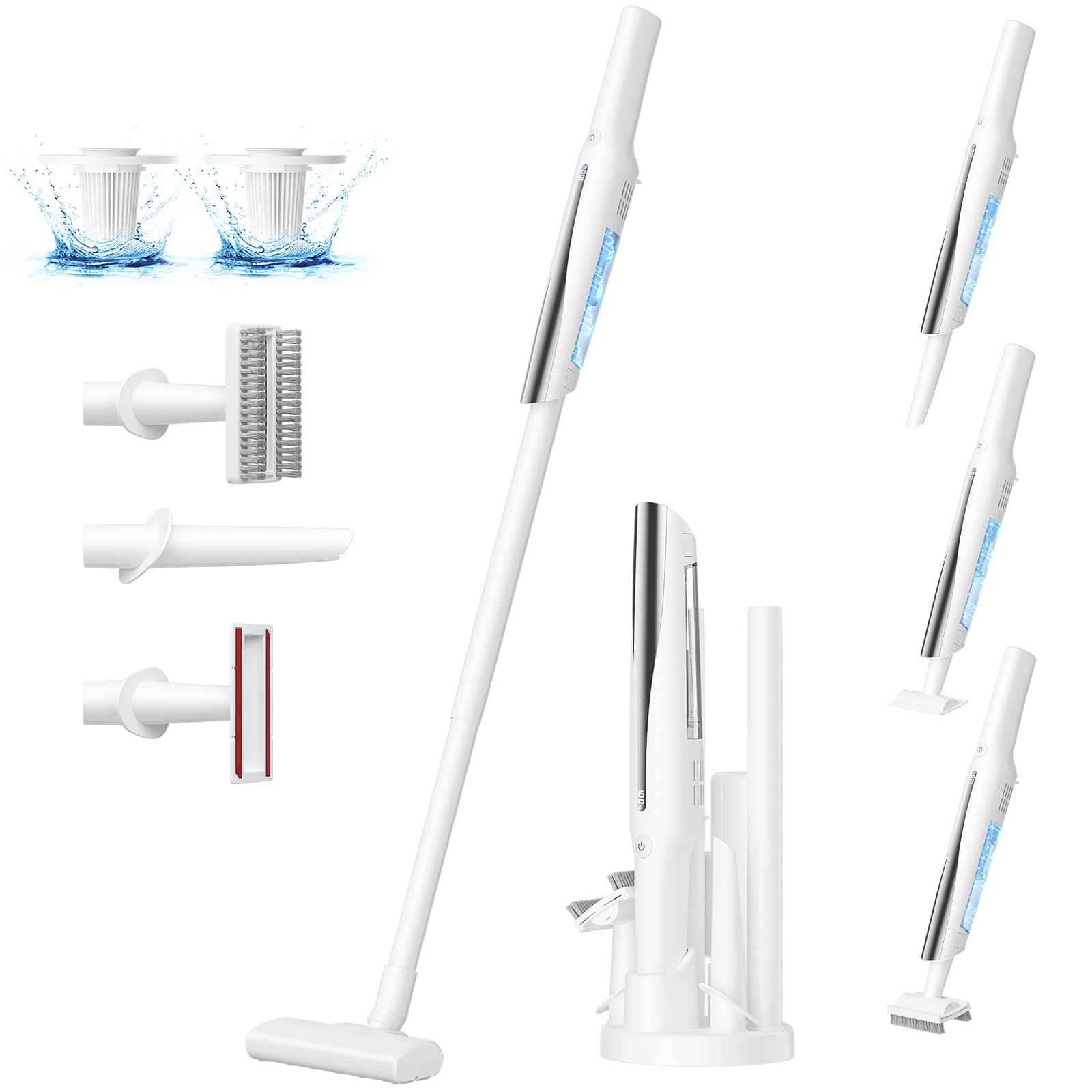 Amazon | 掃除機 コードレス 【2025革新モデル】 軽量 33Kpa強力吸引