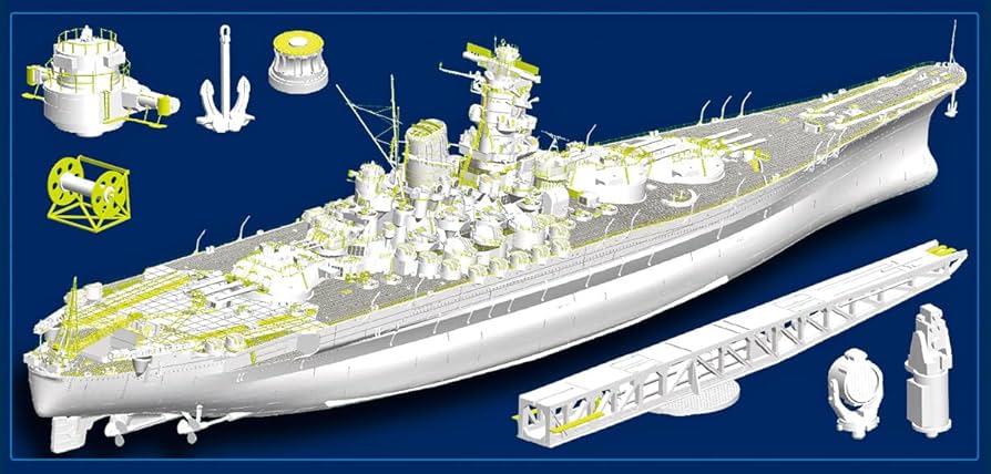 Amazon | モノクローム 1/200 日本海軍 戦艦 大和 プラモデル A140