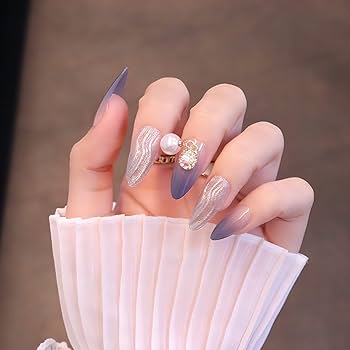 Amazon | Sun&Beam ネイルチップ ミディアム アーモンド つけ爪 人気