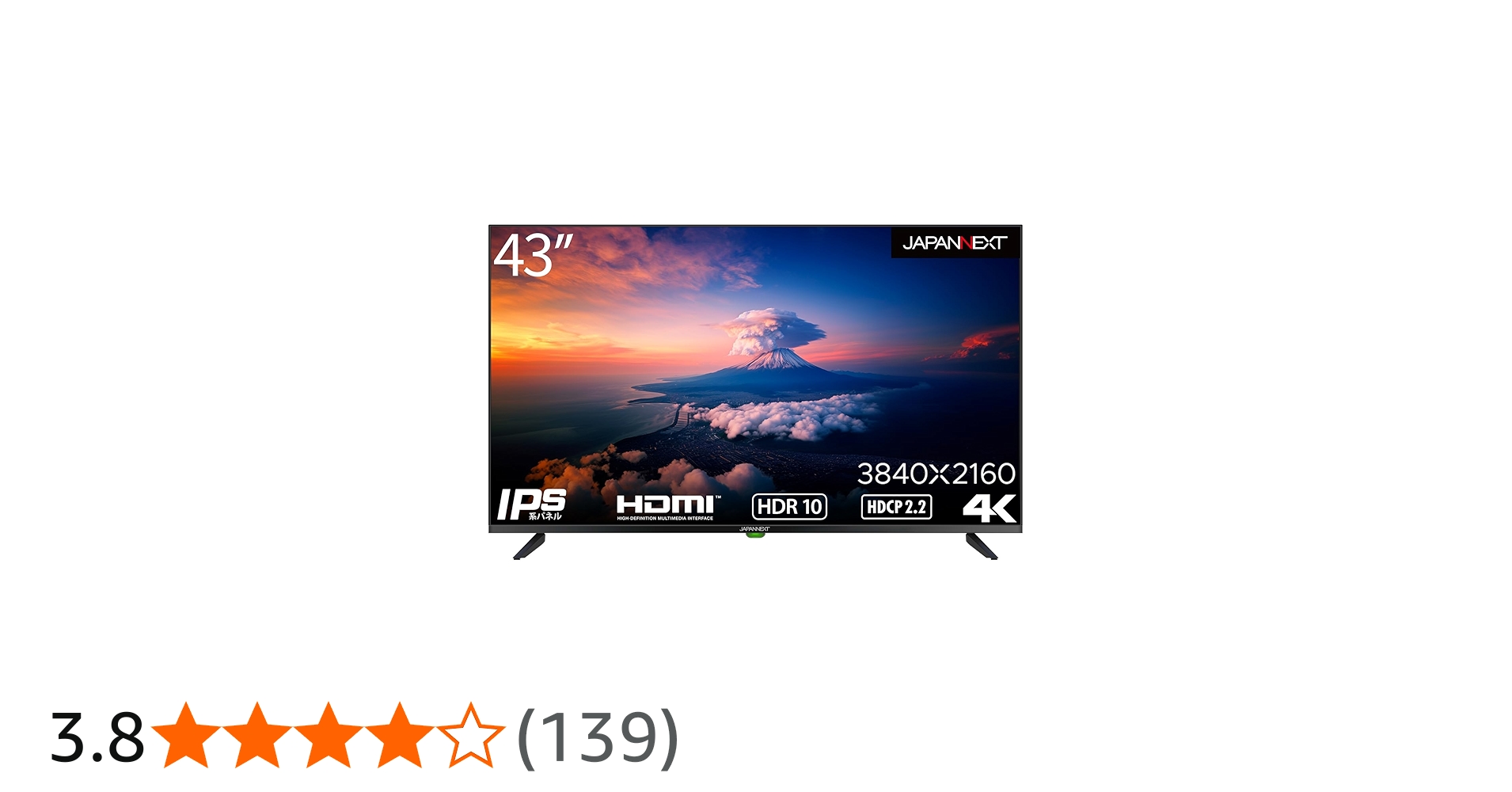 Amazon.co.jp: 【Amazon.co.jp限定】 JAPANNEXT 43インチ 大型