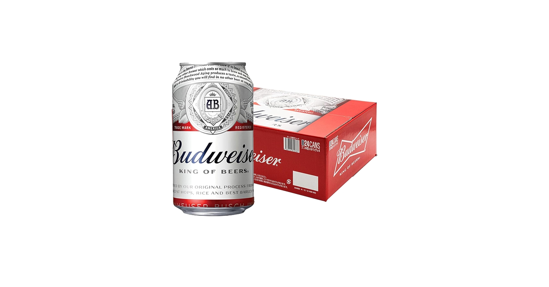 Amazon.co.jp: アメリカバドワイザーBudweiser 缶 330ml 24本 (1ケース