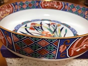 Amazon.co.jp: 佐賀県有田焼 幸山窯 錦水仙 盛鉢 : ホーム＆キッチン