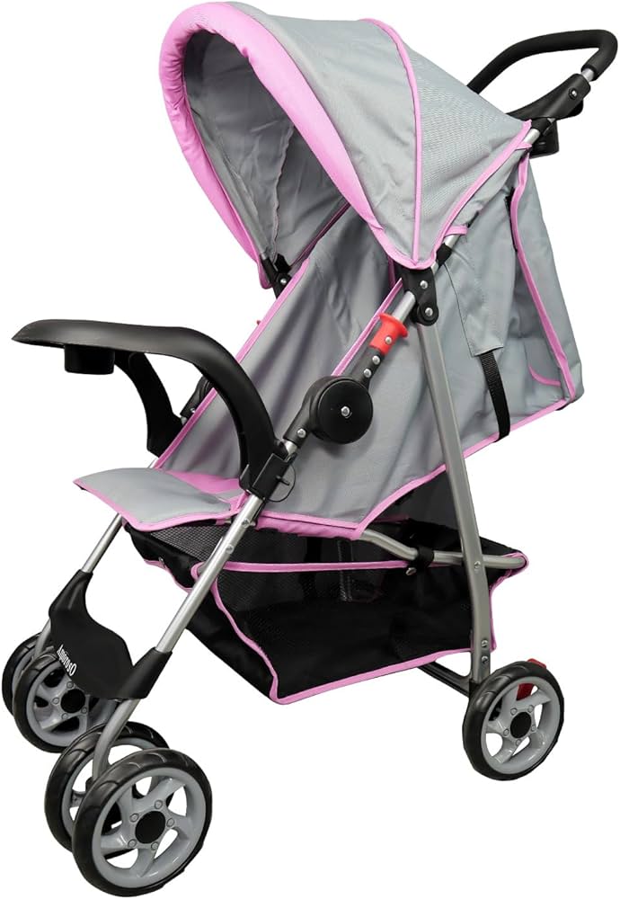 Amazon.com : AmorosO Single Stroller - Baby Stroller with Four