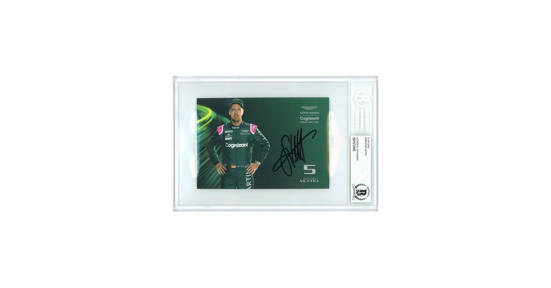 Amazon.co.jp: セバスチャン・ベッテル 直筆 サイン 入り 公式カード