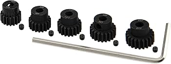 Amazon | ShareGoo Steel 32P 5mm ピニオンギアセット 17T 18T 19T 20T