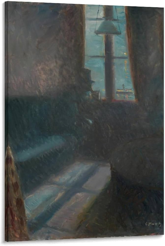 Amazon.co.jp: Edvard Munchエドヴァルド・ムンク絵画作品印刷 『サン