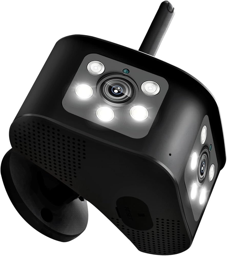 Amazon.co.jp: RIUQIMO 防犯カメラ 屋外 ワイヤレス 4K/660万 wifi