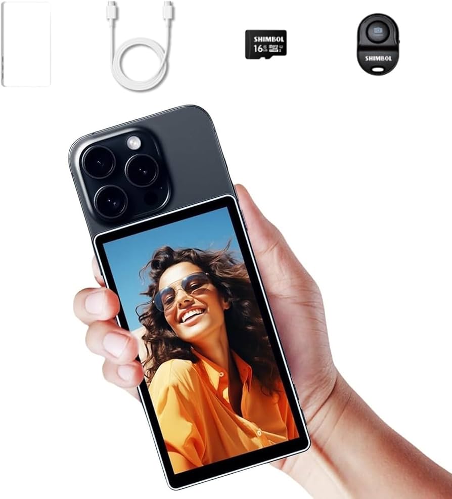 Amazon.co.jp: Shimbol CP5 5インチ 電話 Vlog 自撮りモニター