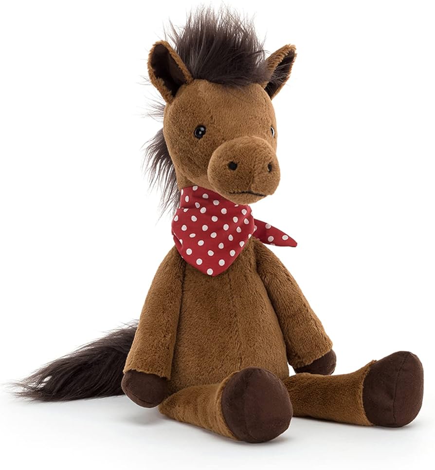Amazon.co.jp: Jellycat オーソン 馬 ぬいぐるみ : おもちゃ