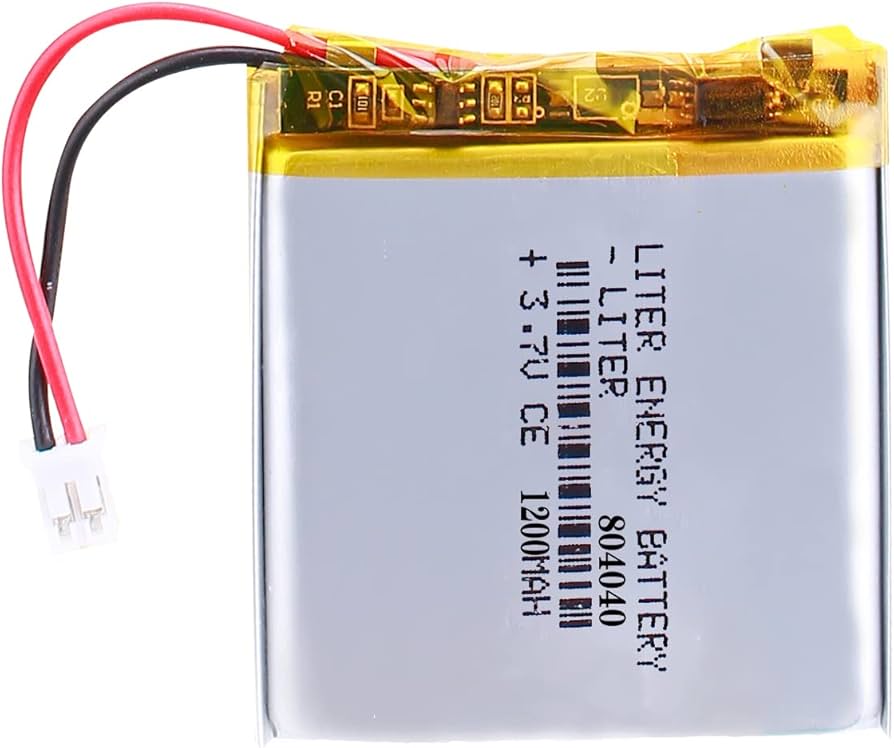 Amazon.com: Liter 3.7V 1200mAh 804040 Lipo Battery Rechargeable