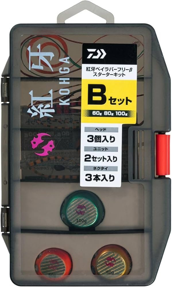 Amazon.co.jp: ダイワ(DAIWA) タイラバ 紅牙BRF βスターターキット60g