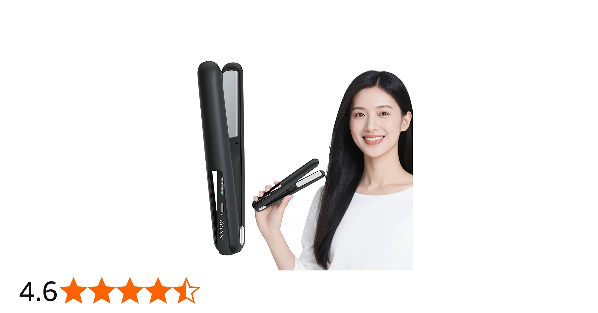 Amazon.co.jp: Kiboer ヘアアイロン コードレス 2WAY カール