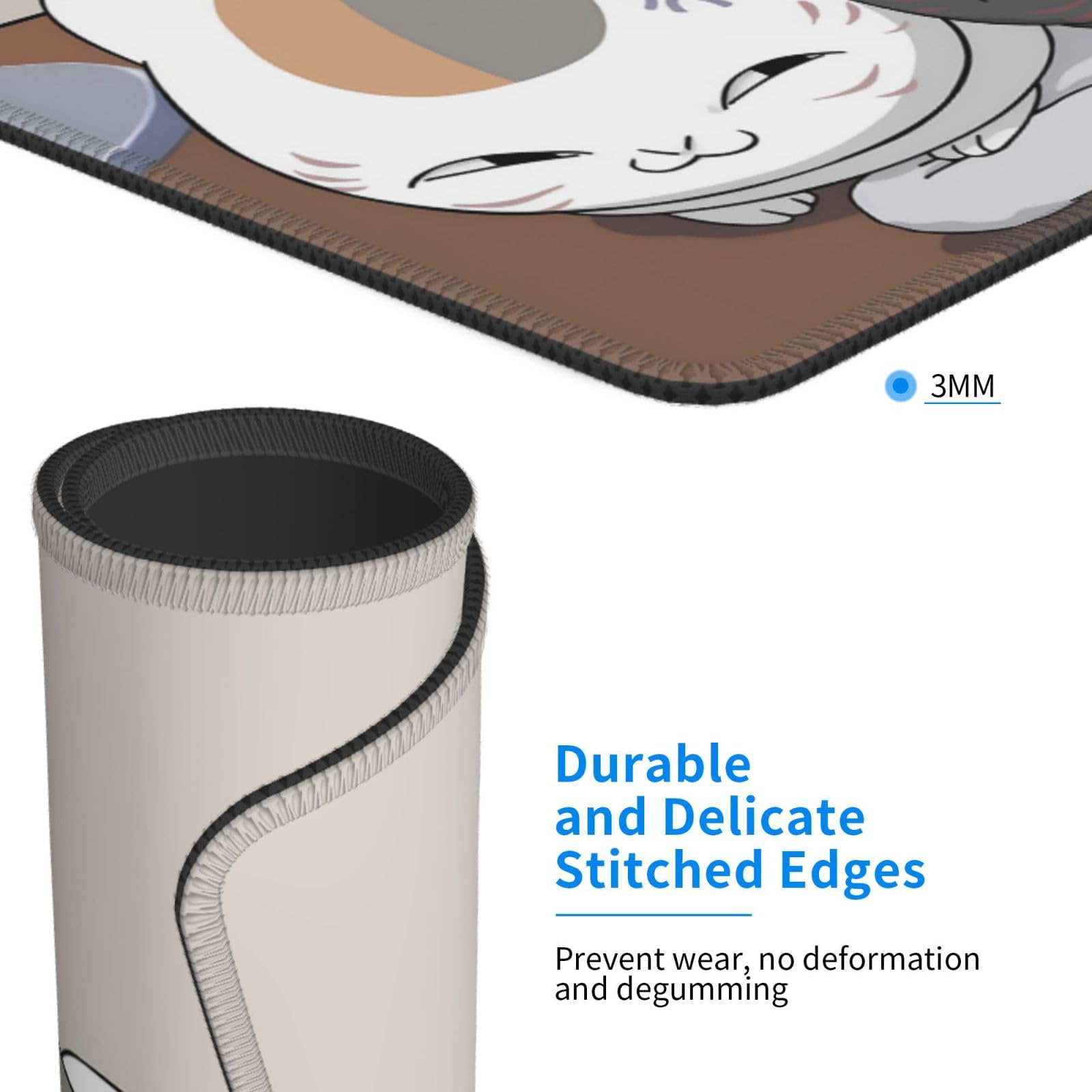 Amazon.co.jp: ニャンコ先生 夏目友人帳 ゲーミングマウスパッド 防水