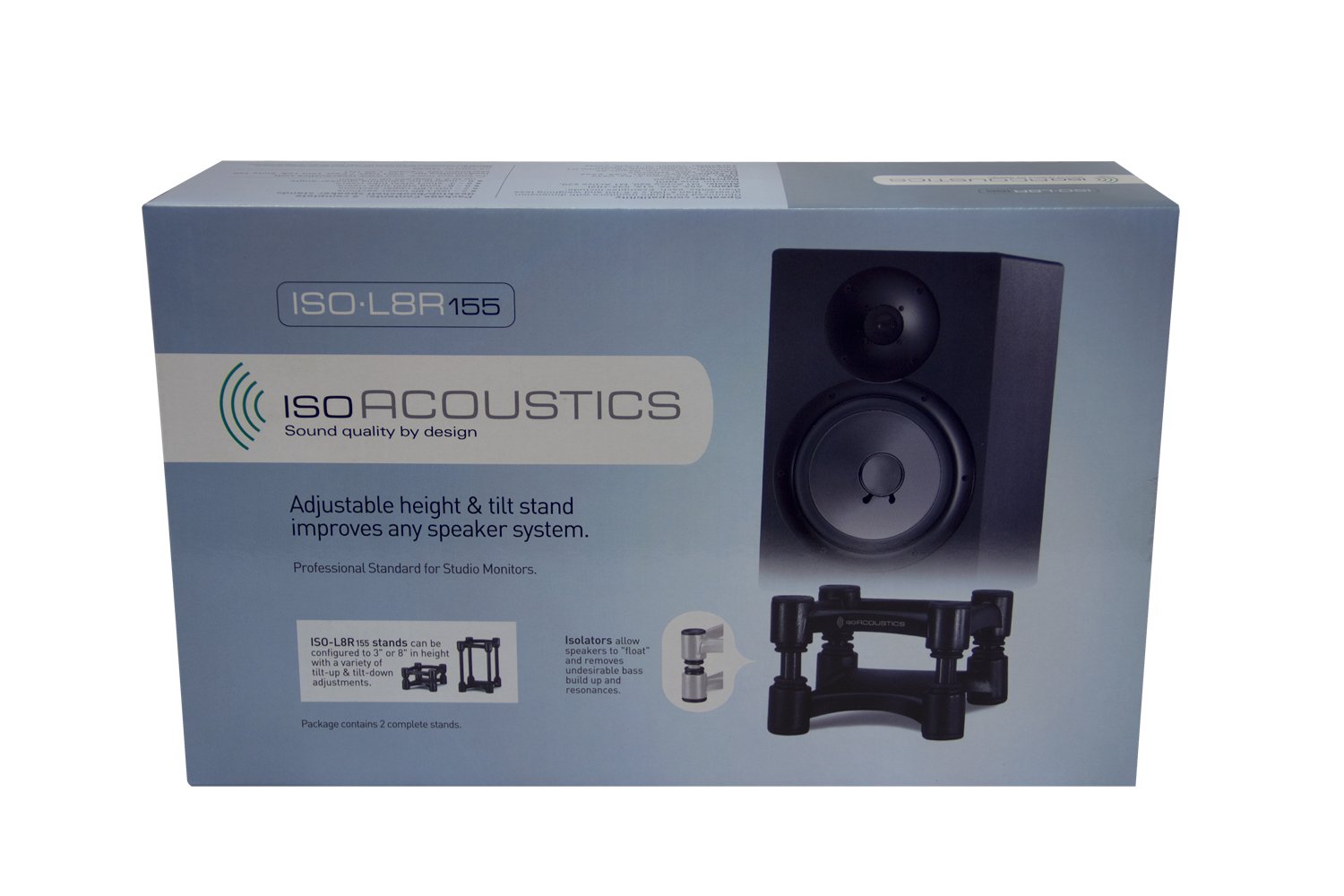 Amazon | ISO Acoustics モニタースピーカースタンド ペアセット ISO