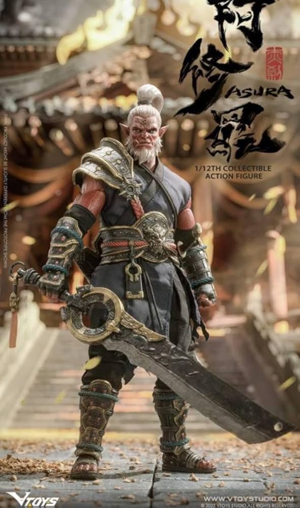 Amazon.co.jp: 1/12 阿修羅 赤刹 アクションフィギュア VTOYS Asura