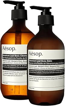 Amazon.com : Aesop Geranium Leaf Body Cleanser & Balm Set | Citrus