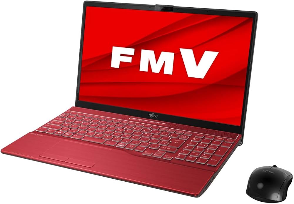 FUJITSU ノートPC AH77/G ワインRED 爆速SSD 高速i7 FUJITSU ノートPC