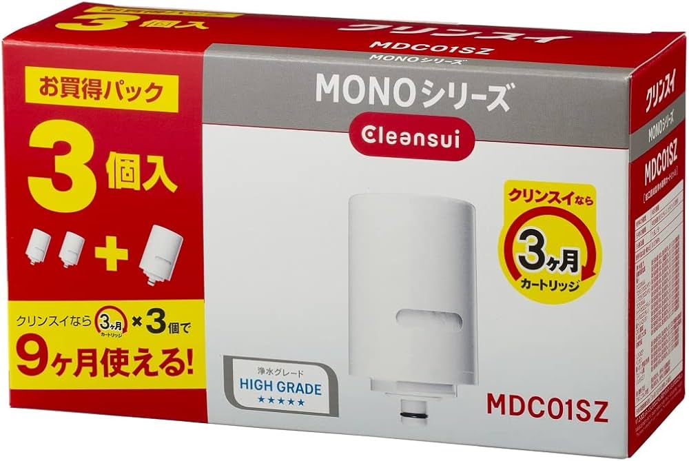 Amazon.co.jp: クリンスイ 浄水器 蛇口直結型 MONOシリーズ 交換