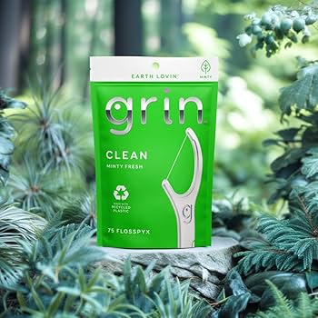 Amazon.com : GRIN Clean Flosspyx, Floss Picks, 75 Count, Dental