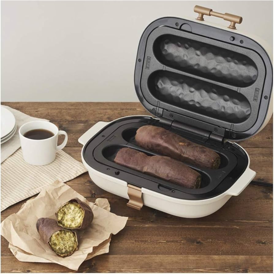 Amazon | ドウシシャ 焼き芋メーカー 3枚プレート付(焼き芋、平面