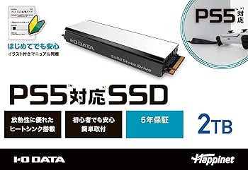 Amazon.co.jp: PS5対応 M.2 拡張SSD ヒートシンク付 2TB(型番:HNSSD
