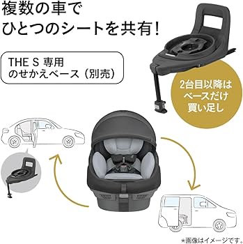 Amazon | コンビ ISOFIX固定 新生児対応 回転式 チャイルドシート