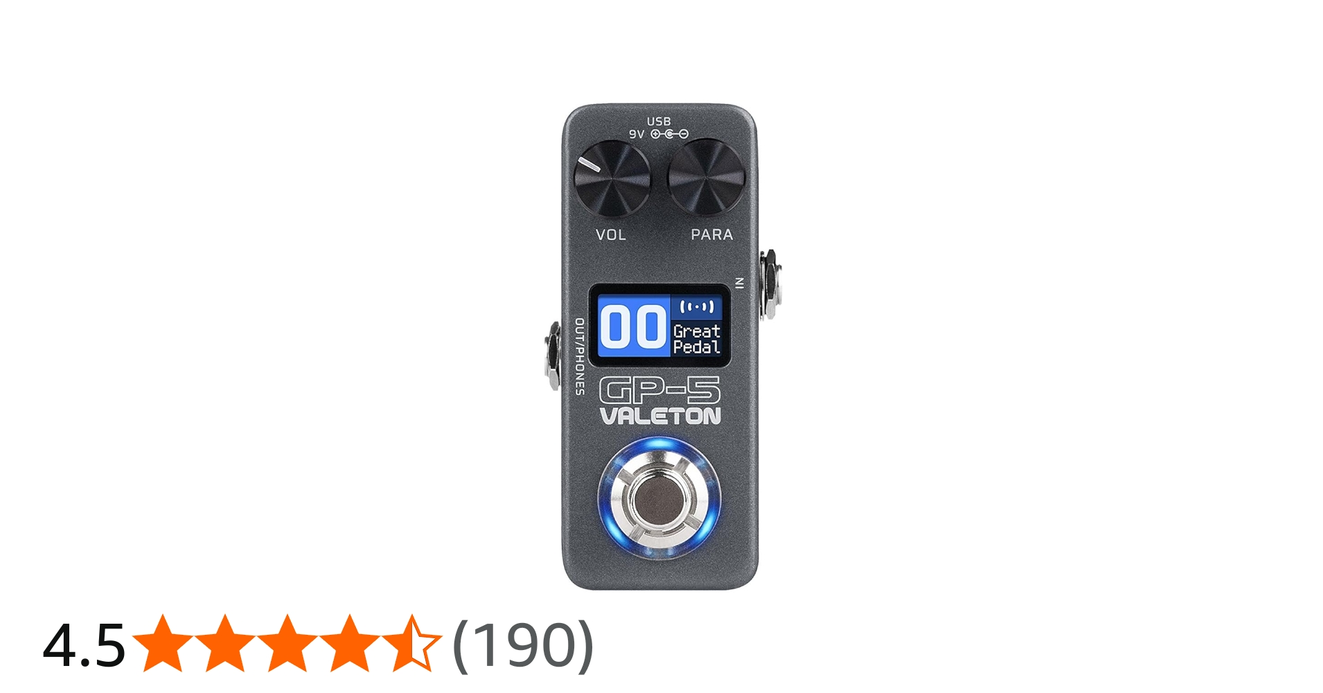 Amazon.co.jp: Valeton GP-5 マルチエフェクト プロセッサー スナップ