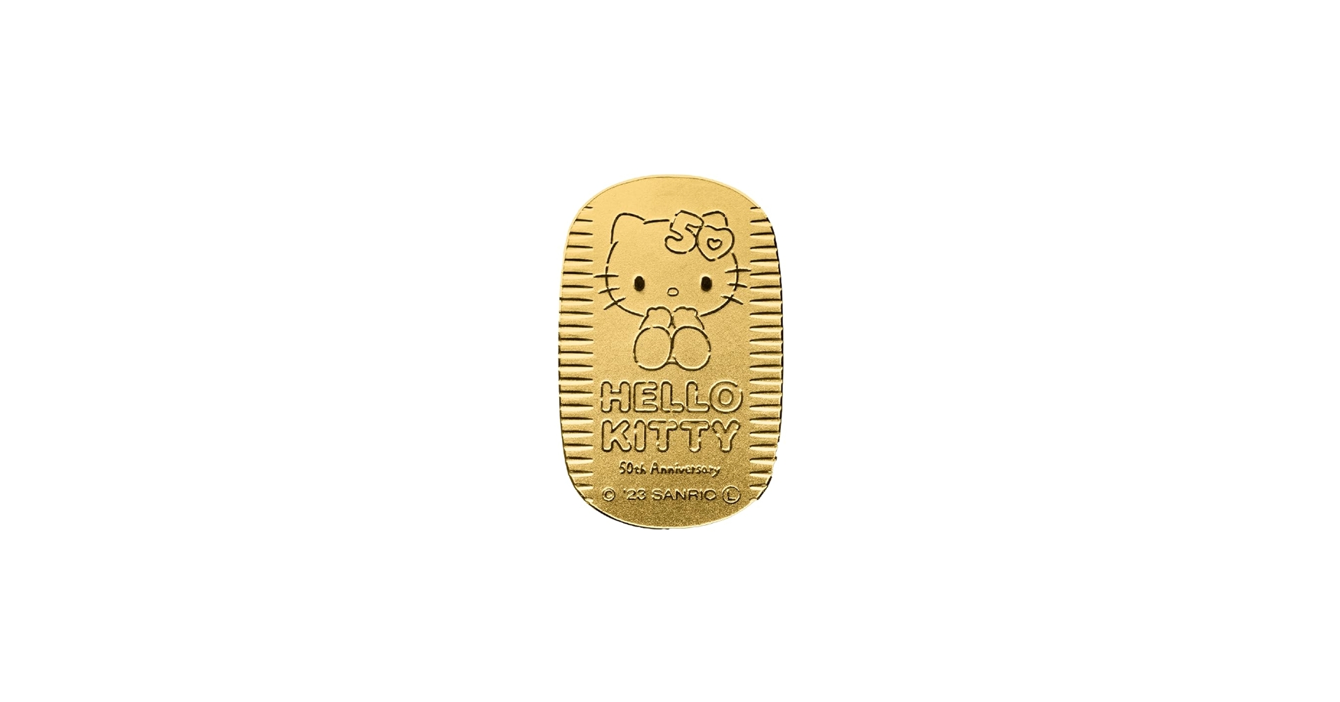 Amazon.co.jp: [ハローキティ] Hello Kitty 50周年限定 純金小判 24金