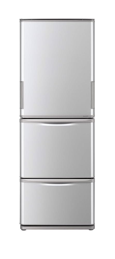 シルバー両開き 冷蔵庫 透明棚 LED照明付き 極美品 シルバー両開き