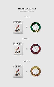 ONEUS [DEVIL] 1st Full Album [ BLACK / GREEN / YELLOW ] RANDOM Ver