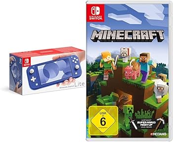 Nintendo Switch Lite - Blau & Minecraft Switch : Amazon.de: Games