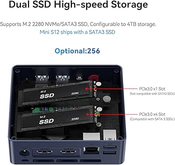 Amazon.com: Beelink Mini S12 Mini PC,12 Generation Intel N95 (Up