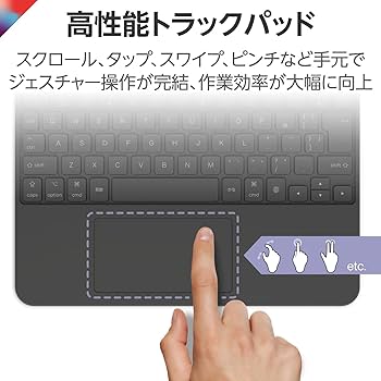 Amazon.co.jp: エレコム キーボード ケース付 Touch Book for iPad 第