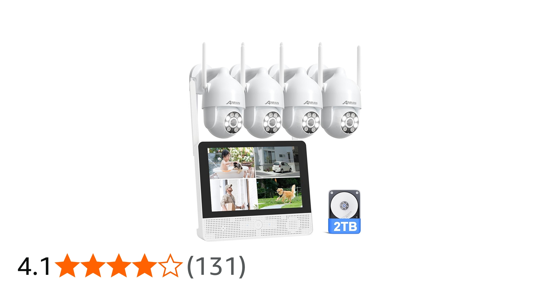 Amazon.co.jp: 【2025最新システム・500万高画素・360°自動追尾・2TB